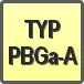 Piktogram - Typ: PBGa-A